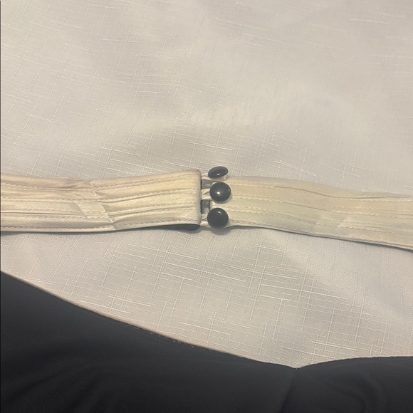 Sandra Darren Black & White Halter Dress SZ 14 A Line Fit & Flare Formal classy - Picture 14 of 15